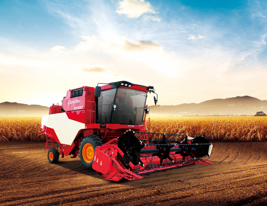GV100 (4LZ-8V) Combine Harvester Wheel Combine Harvester